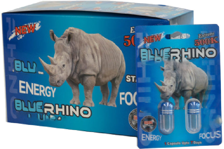Rhino | Blue Rhino 500k Double 40 Pills Pack