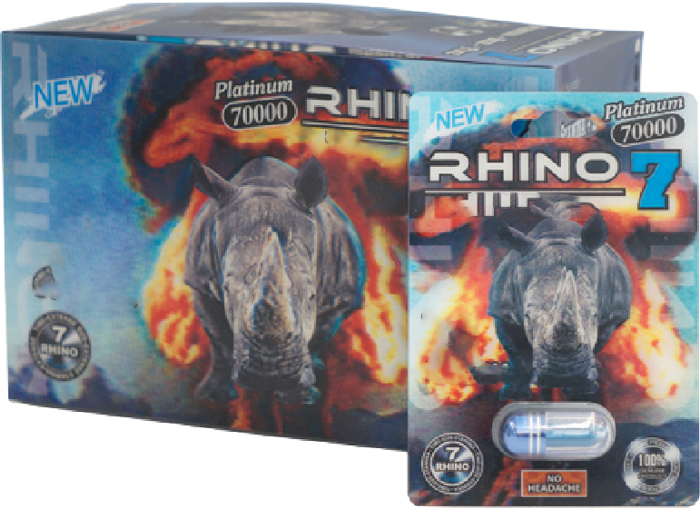 Rhino | Platinum 7 70000 Single 20 Pills Pack