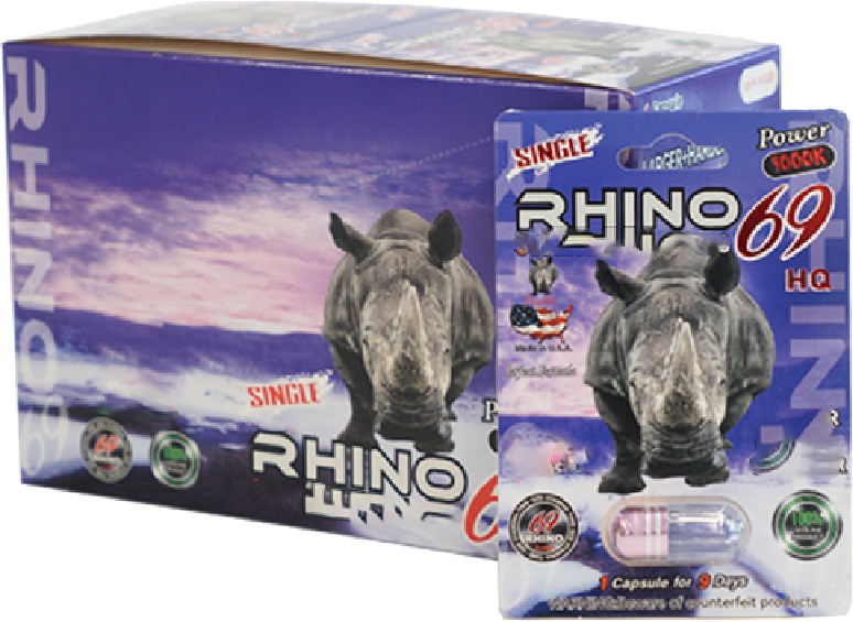 Rhino | Power 69 1000K Single 20 Pills Pack