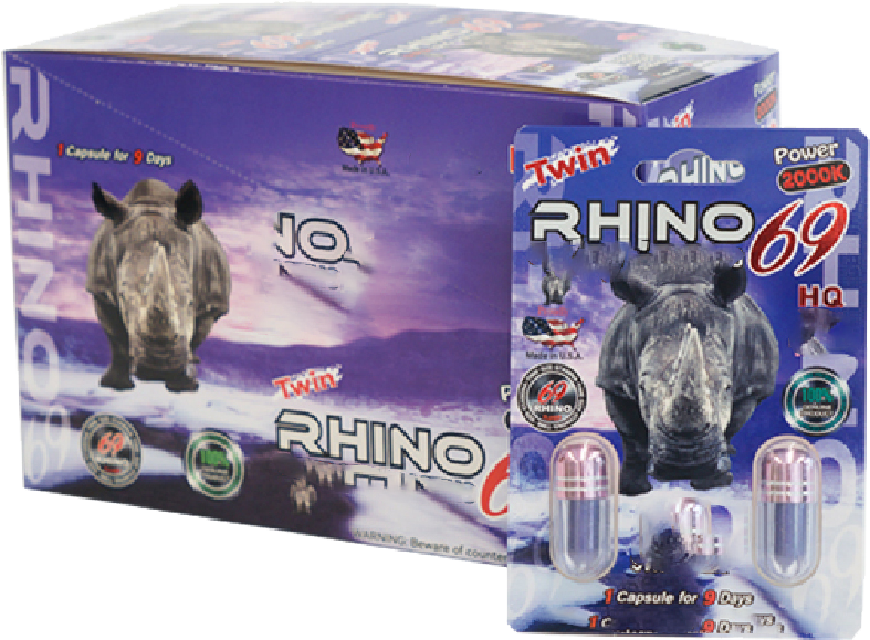 Rhino | Power 69 2000K Double 40 Pills Pack