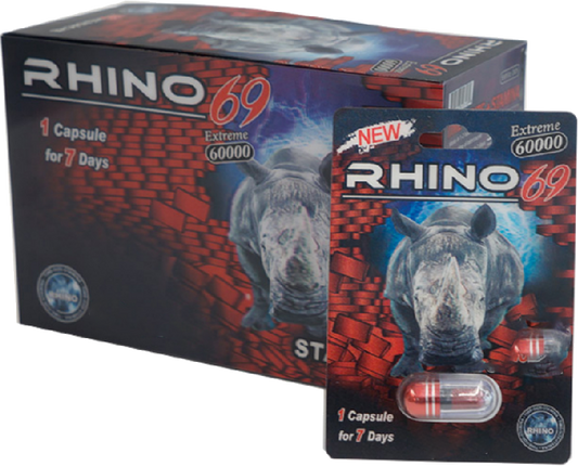 Rhino | 69 60000 Single 20 Pills Pack