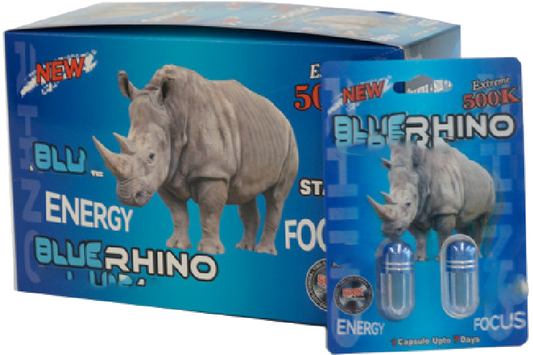 Rhino |  Blue Rhino 500k Double 40 Pills Pack