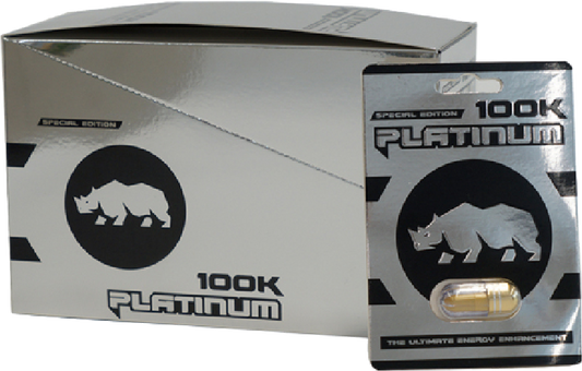Rhino |  Platinum 100K Single 20 Pills Pack