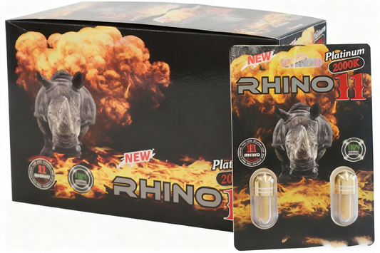 Rhino |  Platinum 11 2000K Double 40 Pills Pack