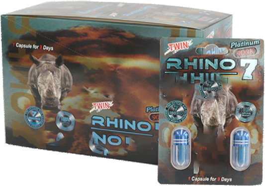 Rhino |  Platinum 7 900K Double 40 Pills Pack
