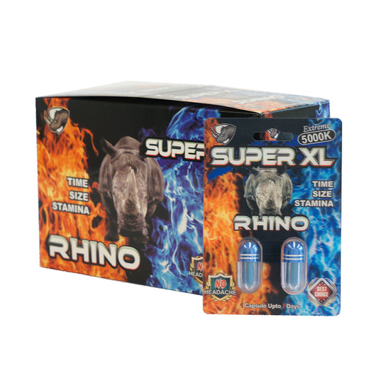 Rhino |  Super XL 5000K Double 40 Pills Pack
