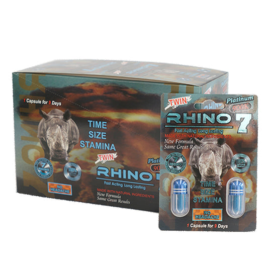 Rhino |  Platinum 7 900K Double 40 Pills Pack